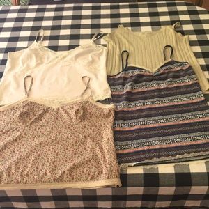 2 xl 2L camisoles bundled gap banana rep pact